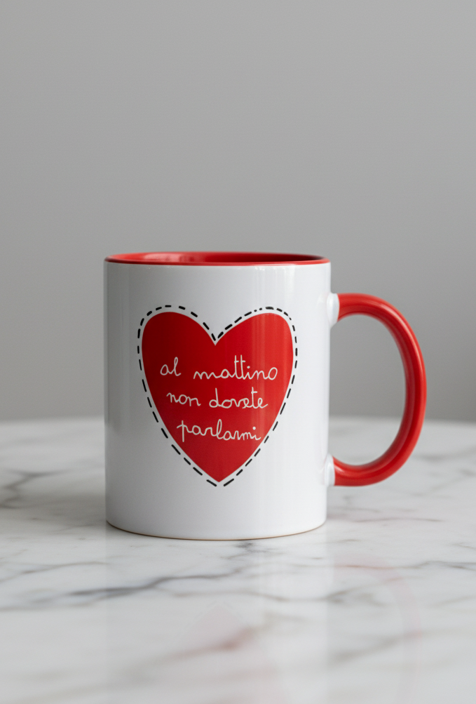 Mug “Al mattino non dovete parlarmi”