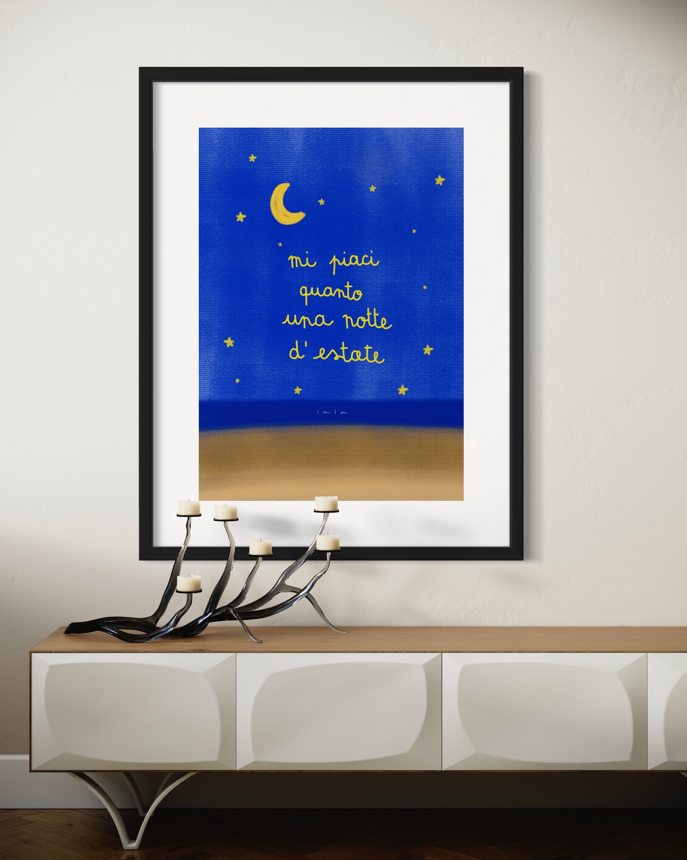 Tela "Mi Piaci quanto una Notte d’Estate"