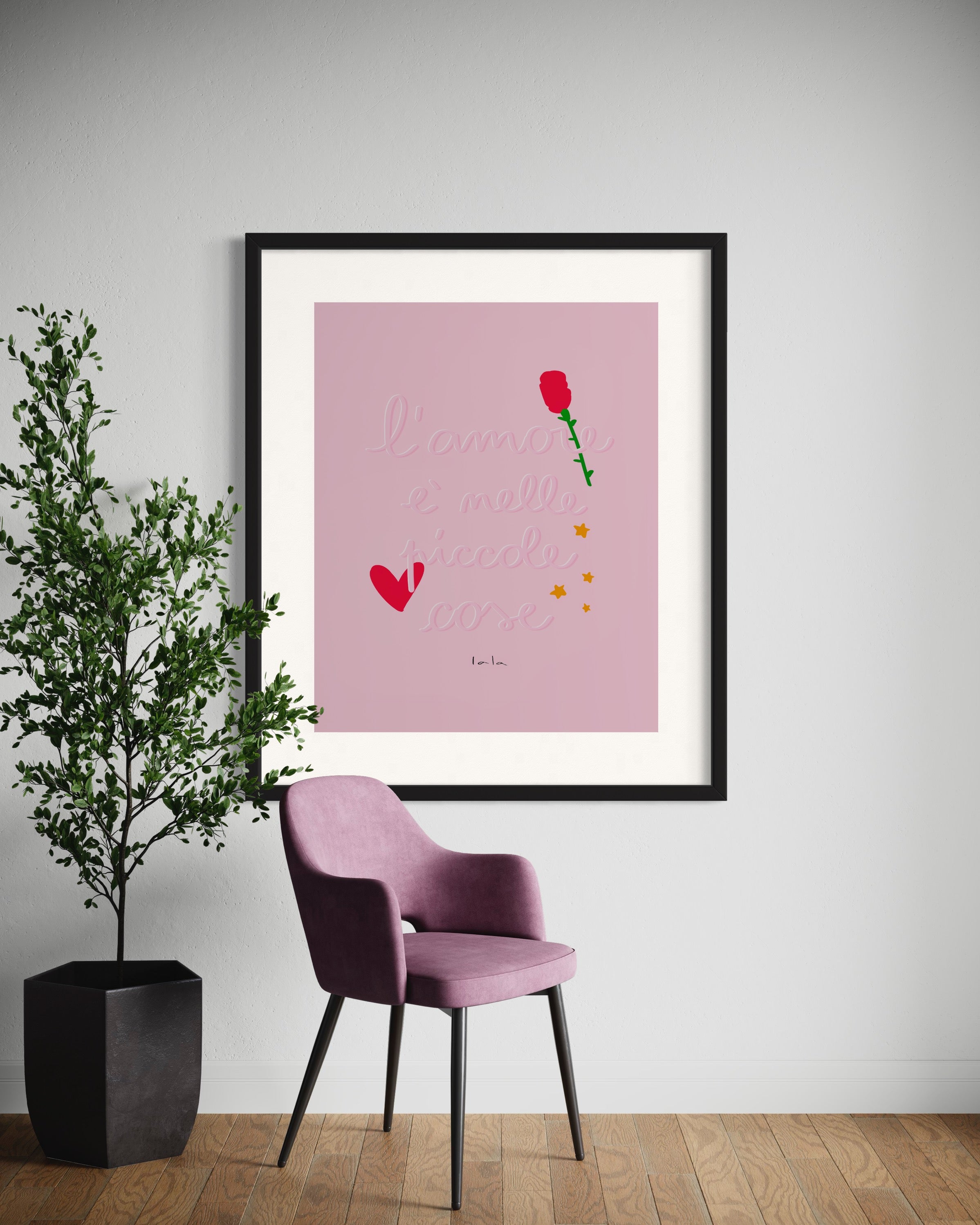 Tela “L’amore è nelle piccole cose”