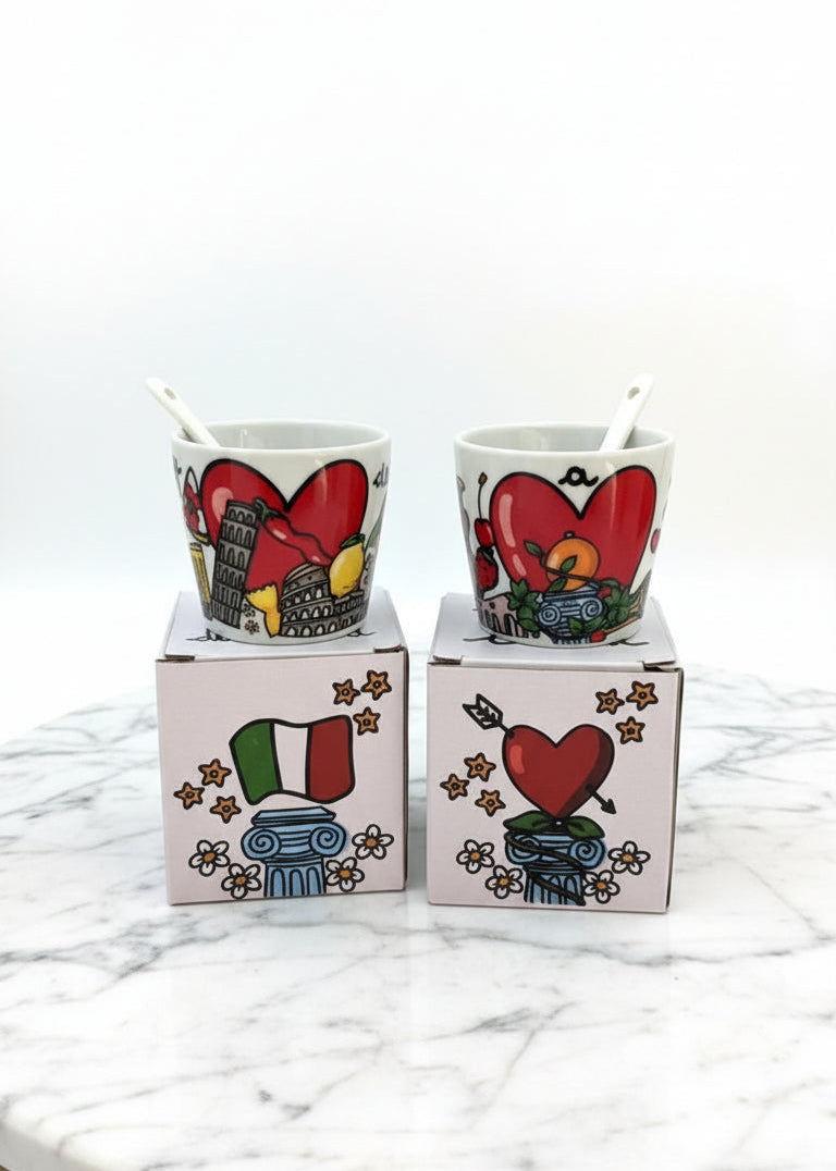 Tazzina "L’Italia nel Cuore”