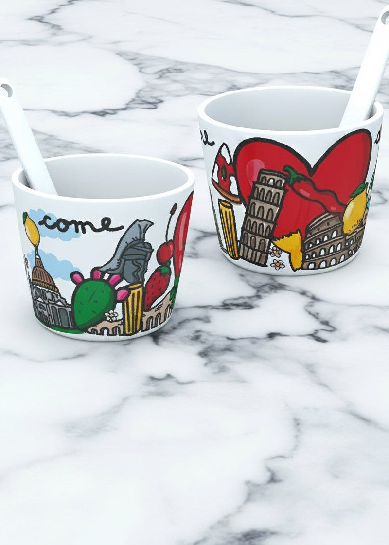 Tazzina "L’Italia nel Cuore”